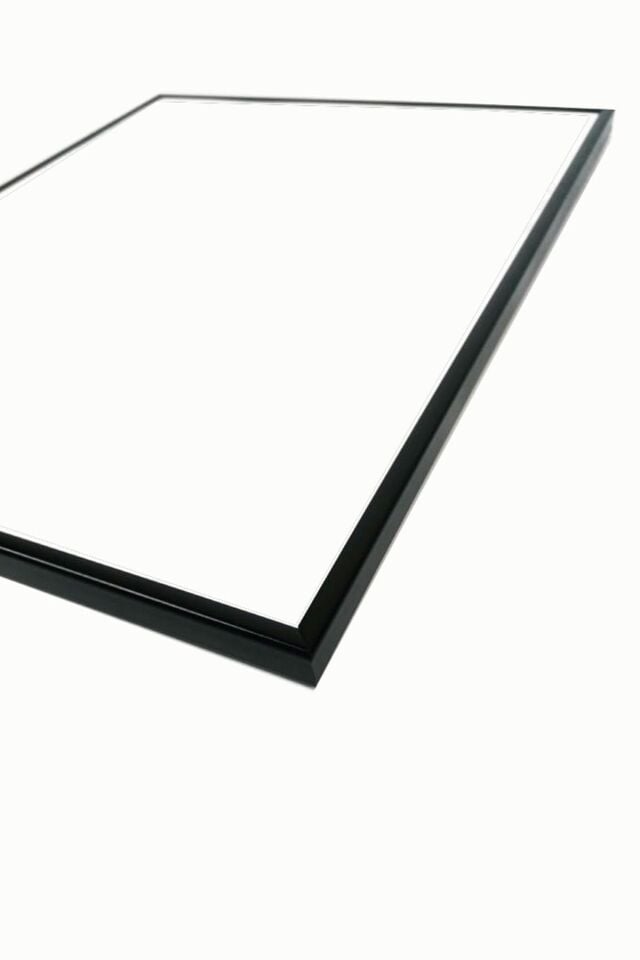 3lü Siyah Metal Çerçeveli Mavi Mermer Desen Poster Camlı Tablo Seti