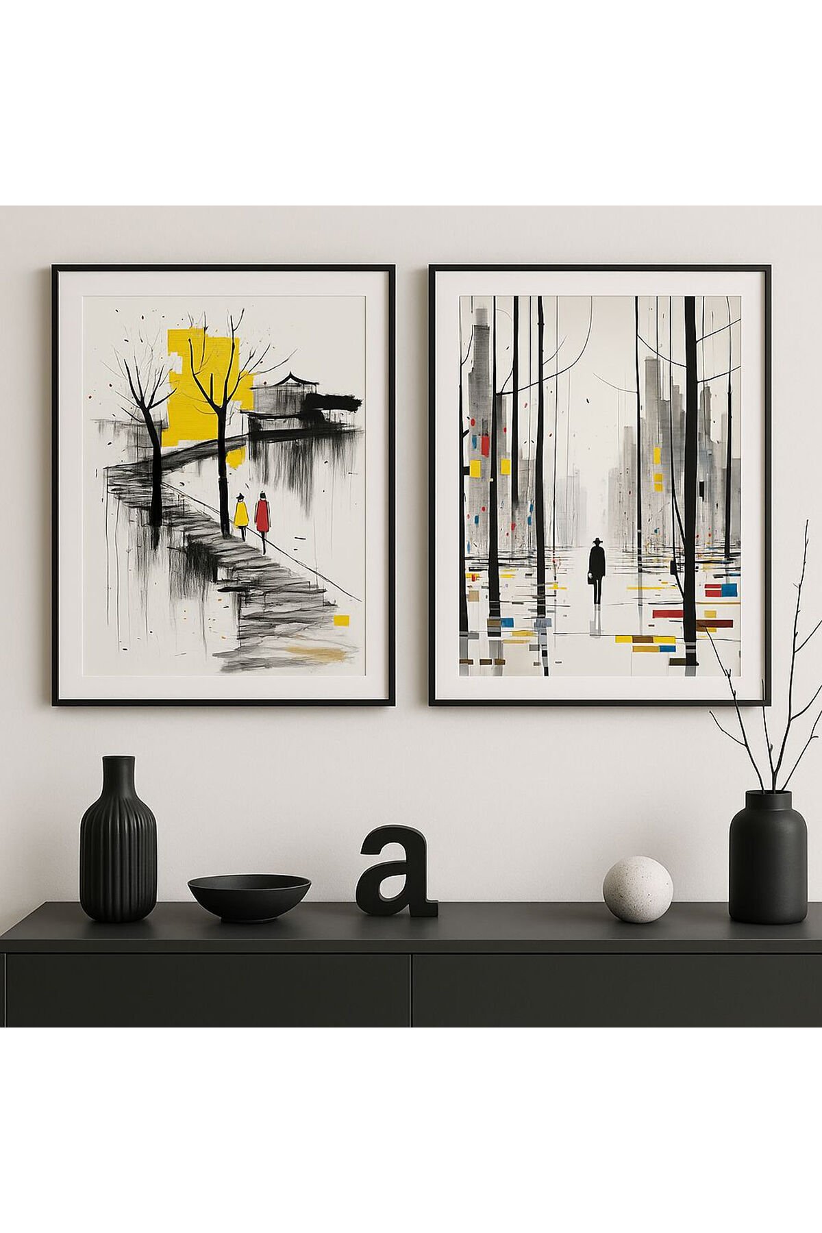  Si̇yah - 30 X 40
