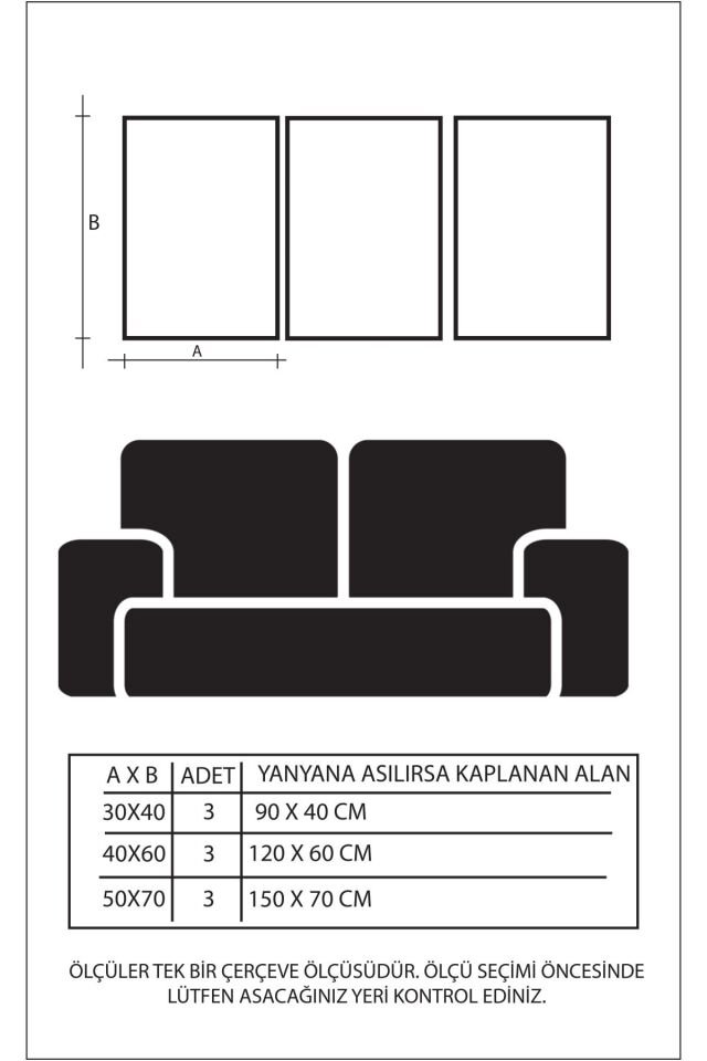  Si̇yah - 30 X 40