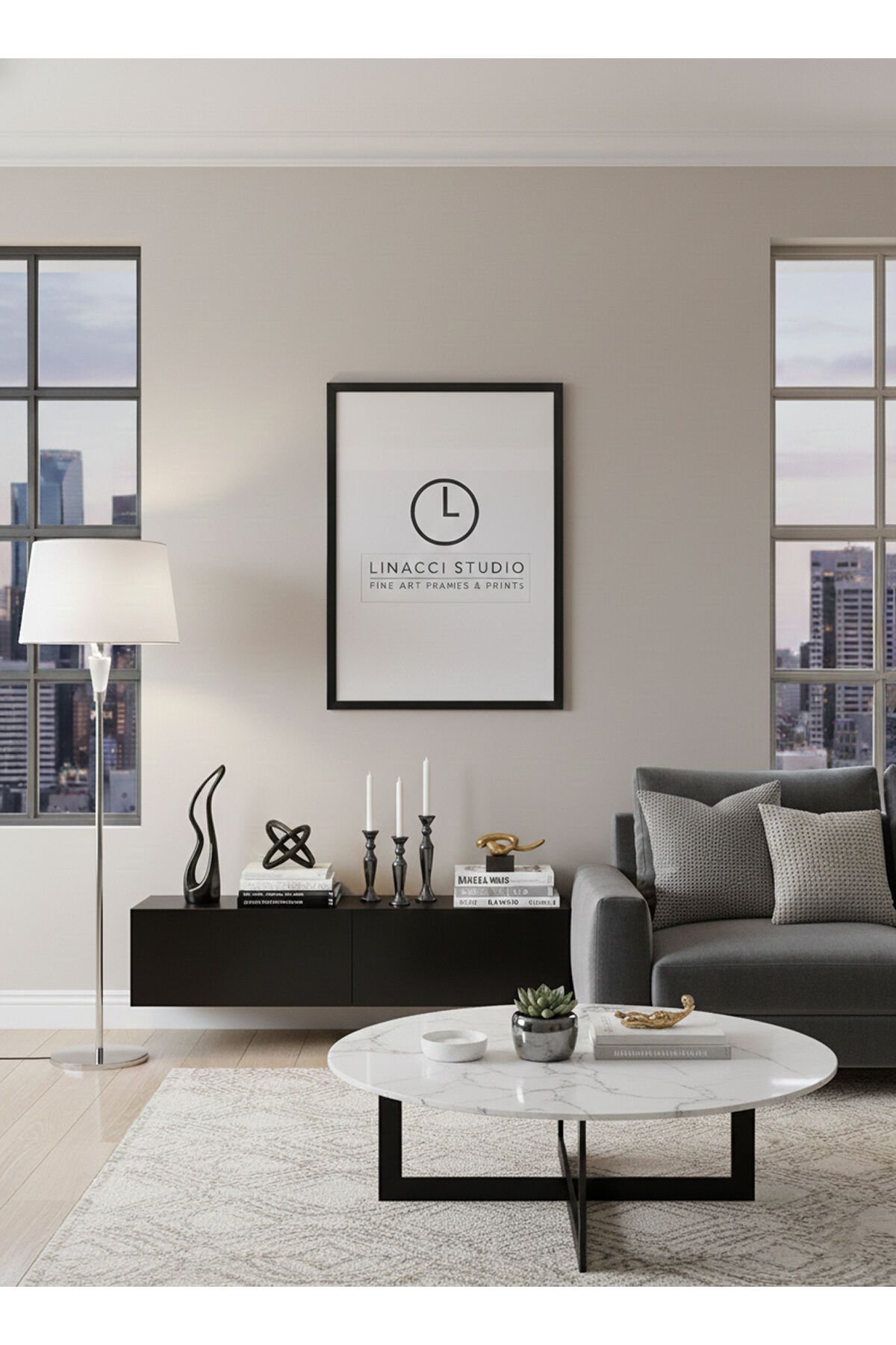 Premium Gümüş Gerçek Camlı Lamine Çerçeve Poster Diploma ve Puzzle Uyumlu 50x70 cm Siyah - 50 X 70