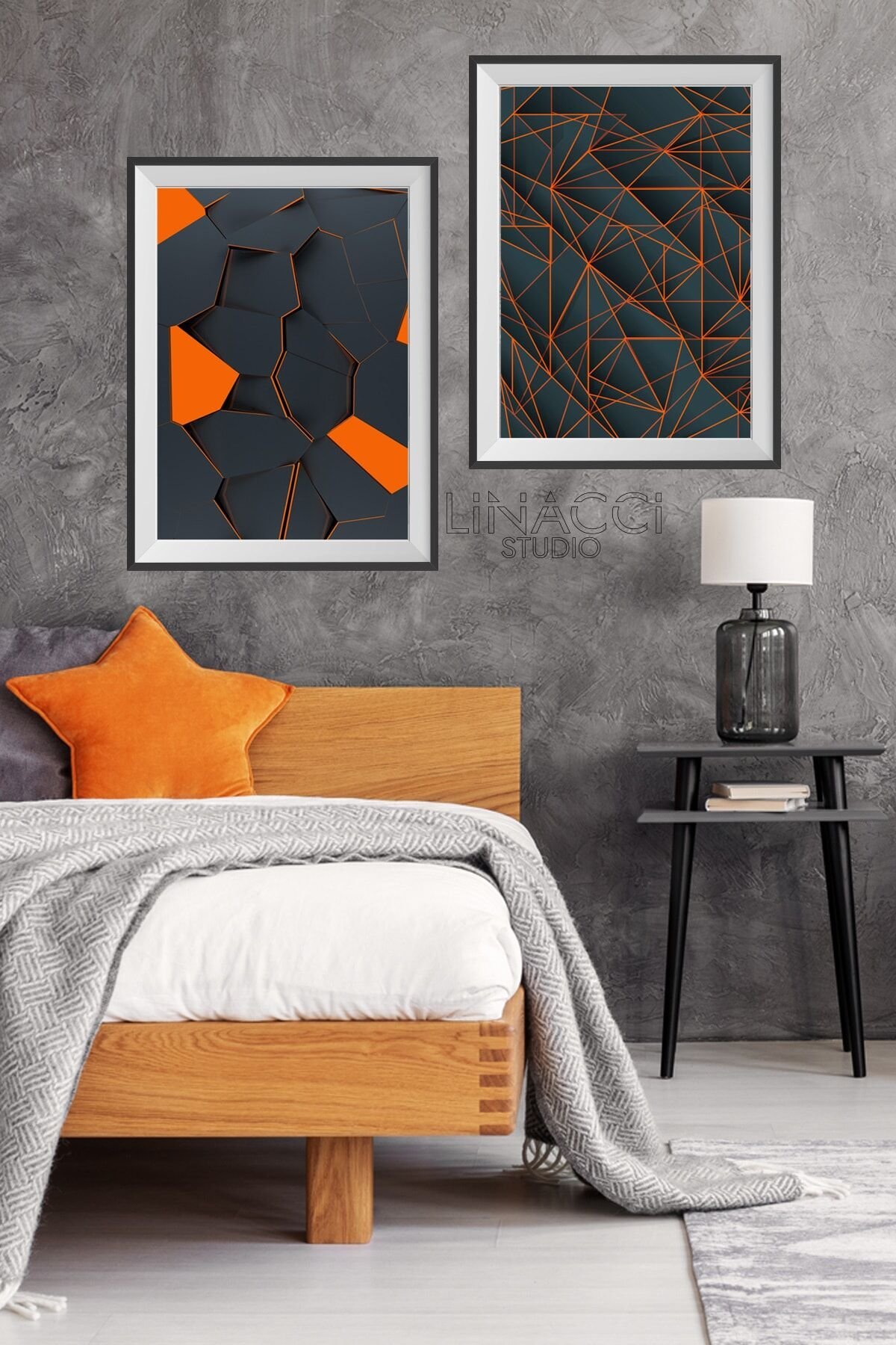 Ikili Alüminyum Çerçeveli Poster Seti