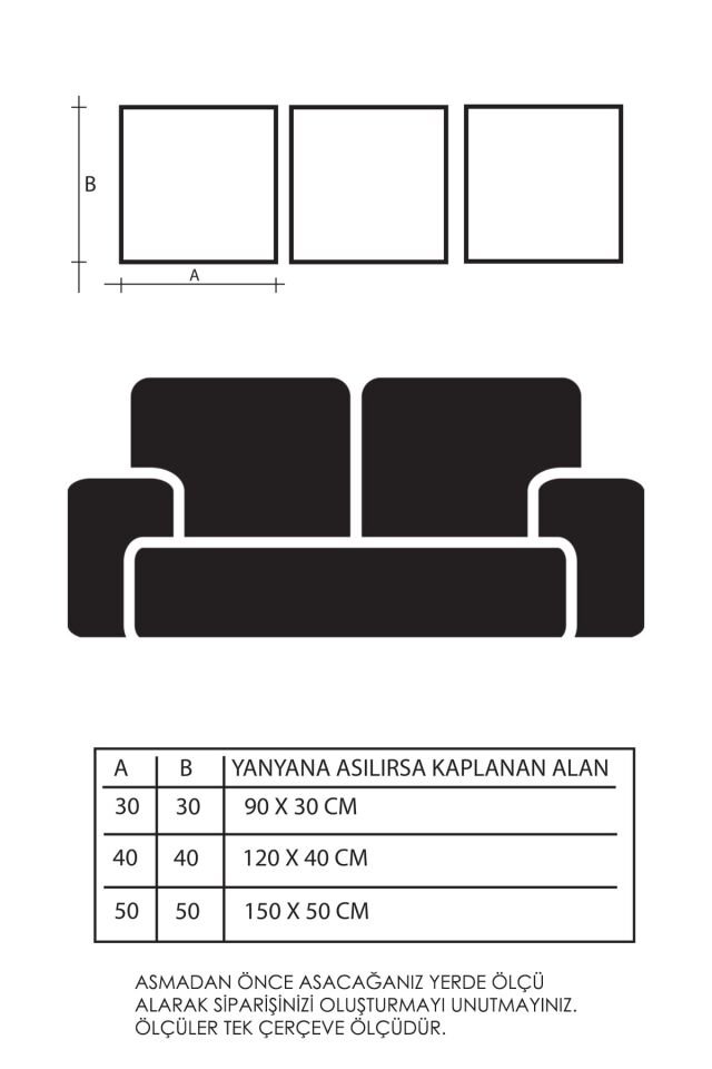 Üçlü Çocuk Odası Alüminyum Beyaz Metal Çerçeveli Camlı Kids Poster Tablo Seti