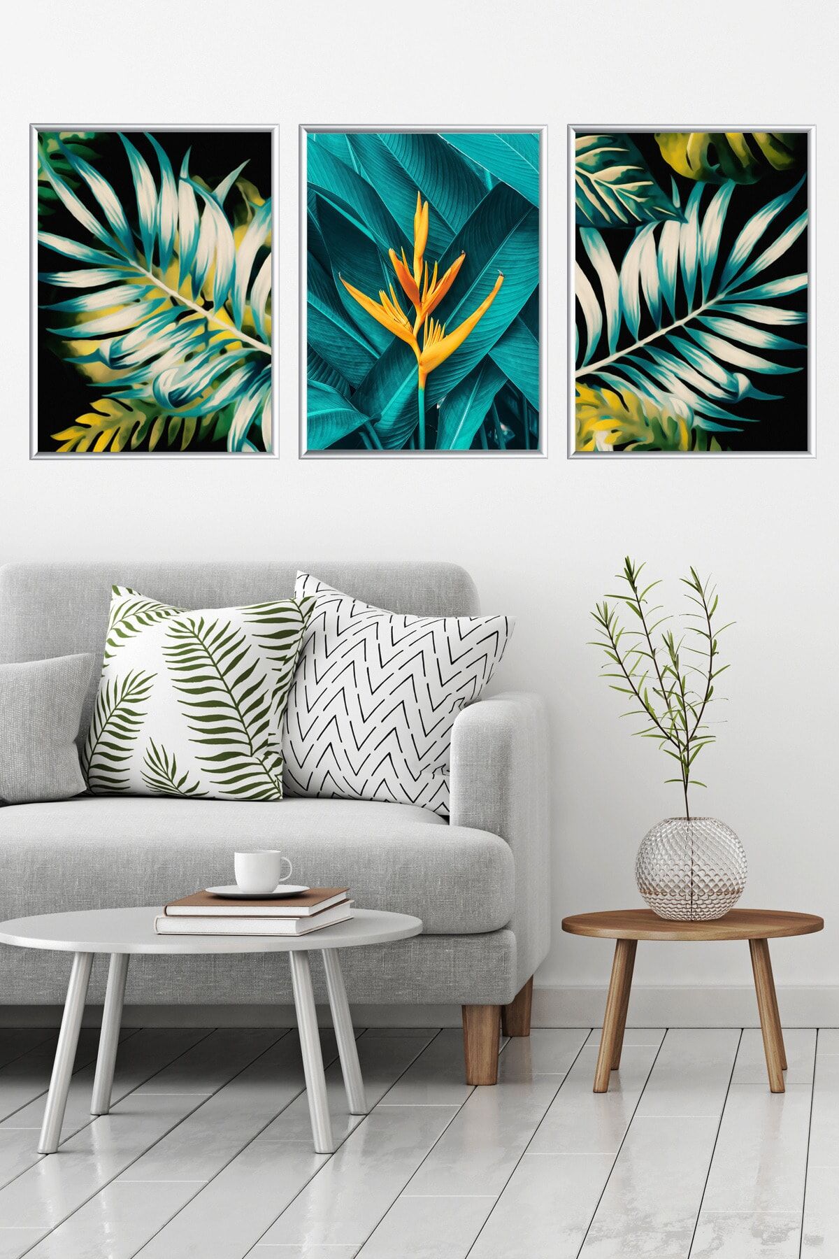 Üçlü Alüminyum Çerçeveli Poster Seti