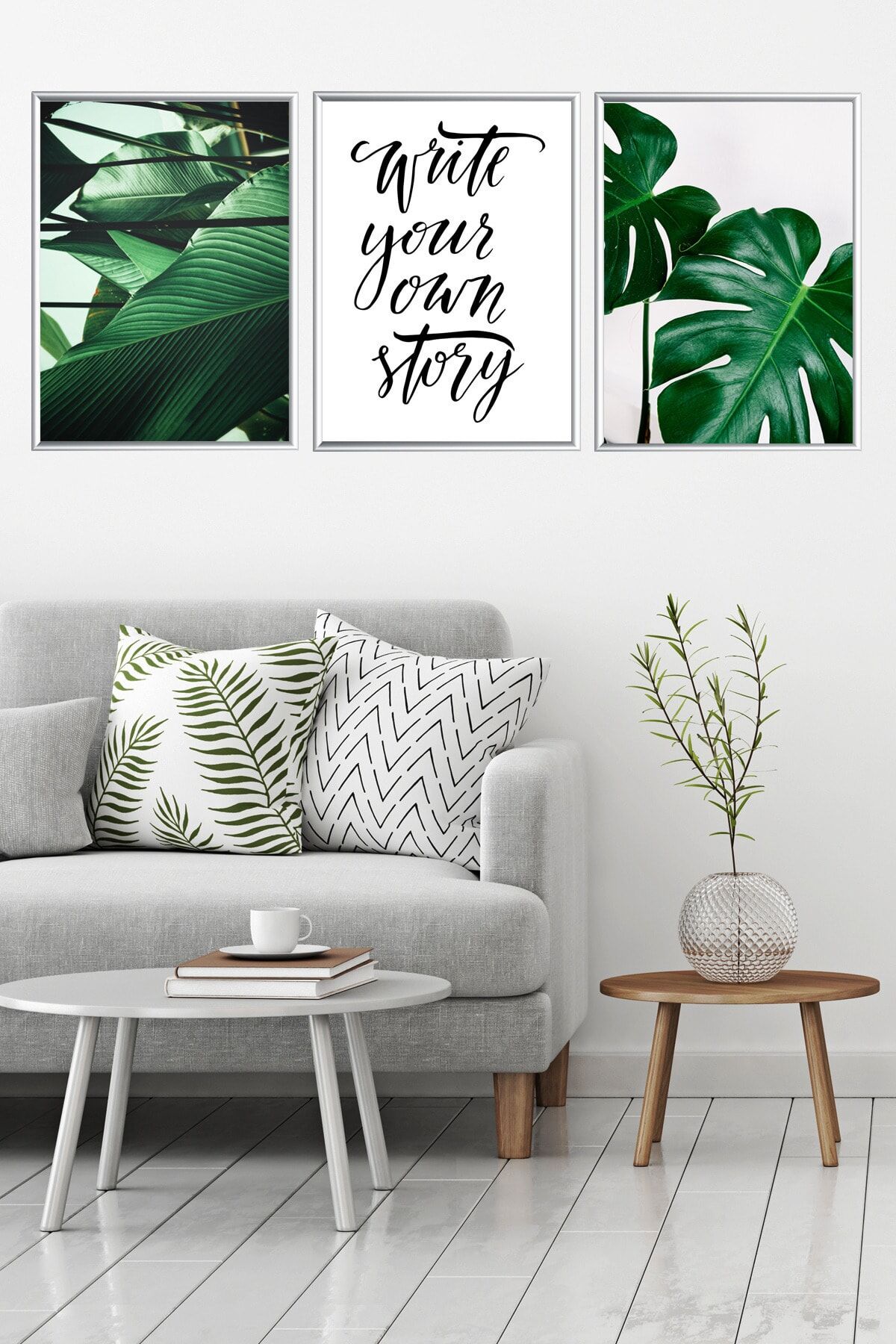 Üçlü Alüminyum Çerçeveli Poster Seti