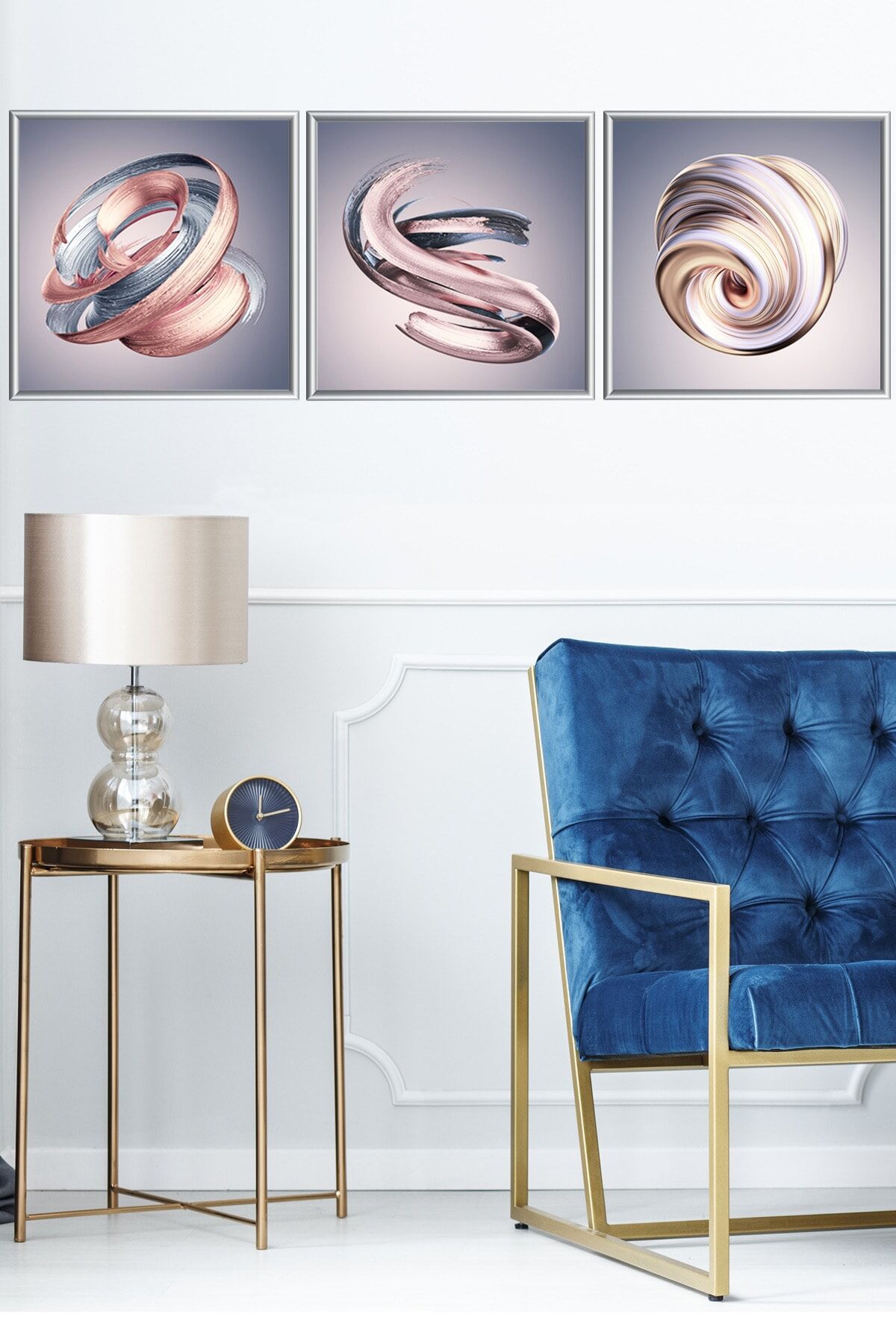 Üçlü Alüminyum Çerçeveli Poster Seti