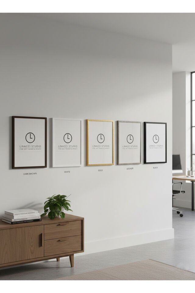 Premium Gümüş Gerçek Camlı Lamine Çerçeve Poster Diploma ve Puzzle Uyumlu 50x70 cm