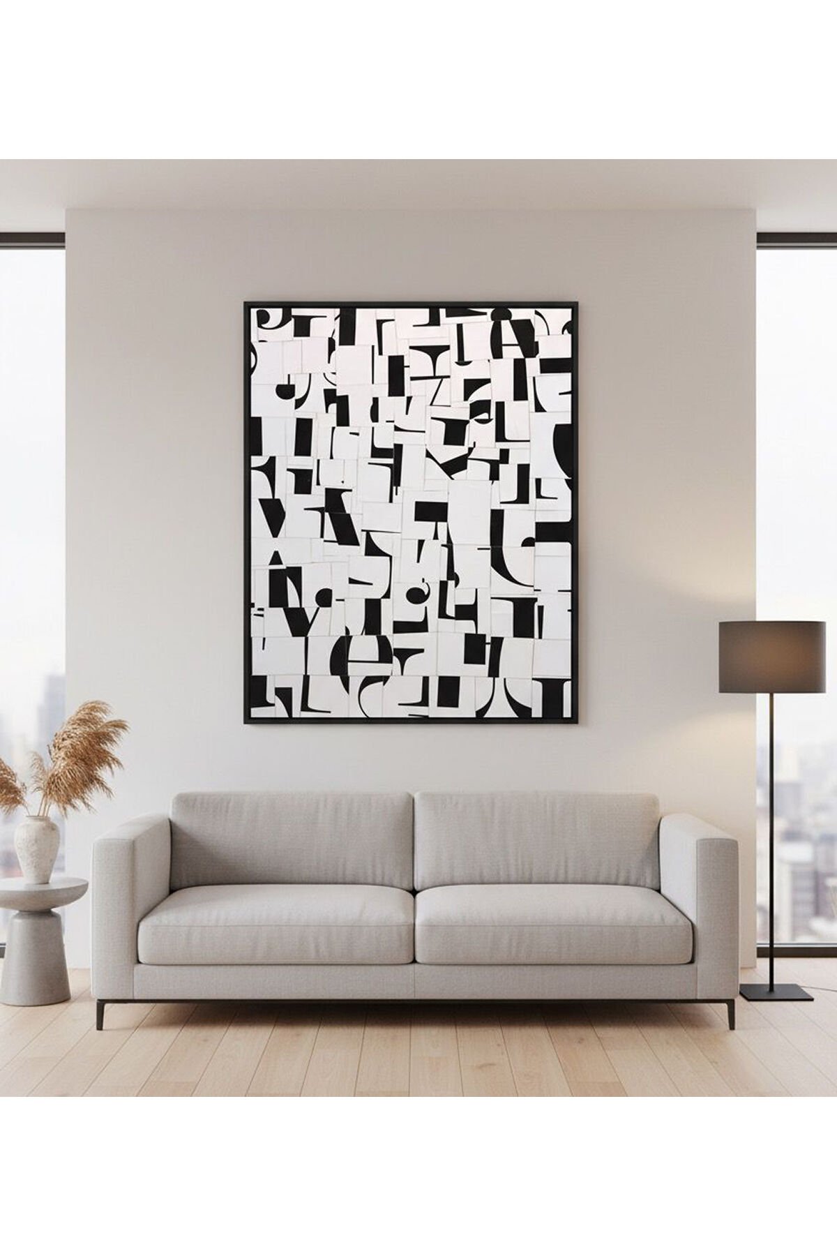  Si̇yah - 60 X 90