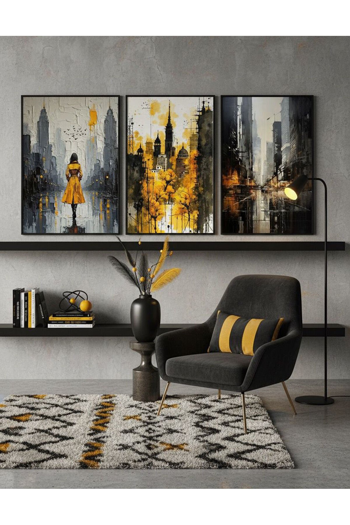  Si̇yah - 60 X 90